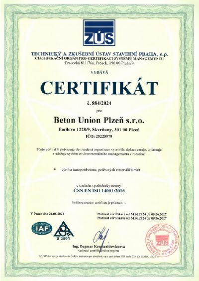 CSMK ČSN EN ISO 14001