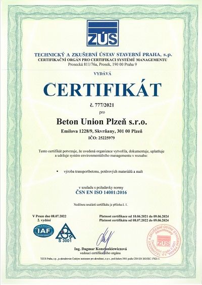 CSMK ČSN EN ISO 14001